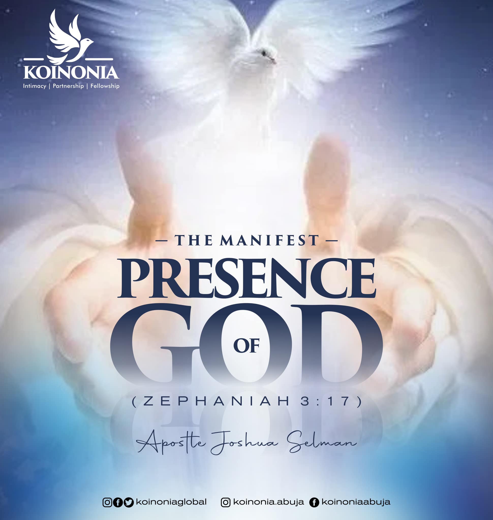 Download Presence Of God By Apostle Joshua Selman Mp3 Download